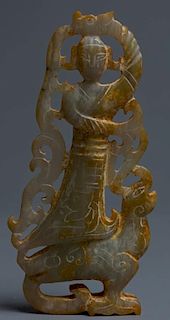 Quan Yin Goddess of Mercy Jade Figure