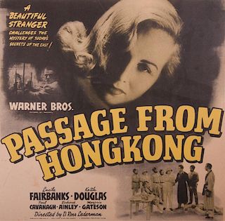 "Passage From Hong Kong" Movie Lobby Card