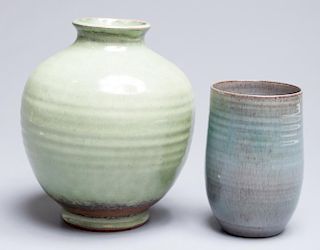 Scheier Pottery Vase & Cup