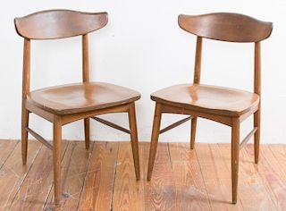 Mid-Century Birchcraft Side Chairs, Pair