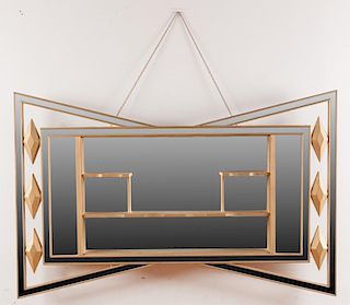 Art Deco 1930s Display Wall Mirror