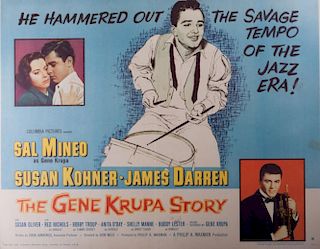 "The Gene Krupa Story" Vintage Movie Poster