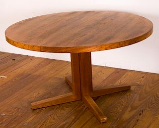 Heltborg Mobler Danish Pedestal Dining Table