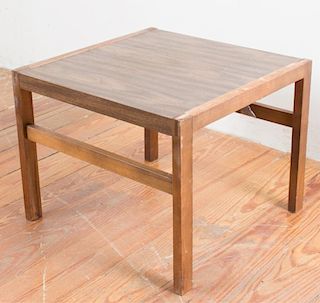 Mixed Wood Side Table