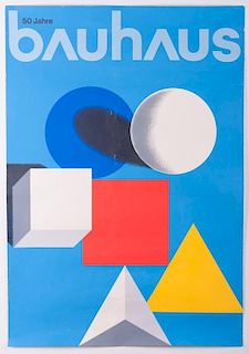 Herbert Bayer Bauhaus Screenprint Poster