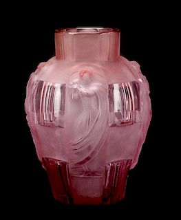 Art Deco ‘Ingrid’ Glass Vase, Curt Schlevogt