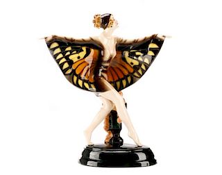 Goldscheider Art Deco Ceramic Figure of a Dancer