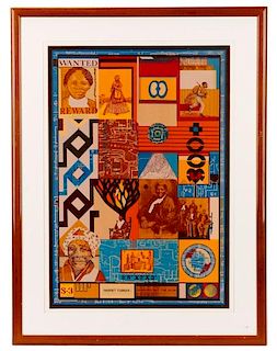 John T. Riddle, "Carrying Out Plans", Serigraph