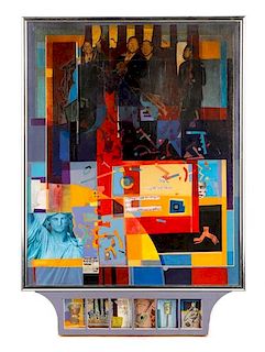 John T. Riddle, "Extension", Mixed Media, 1988