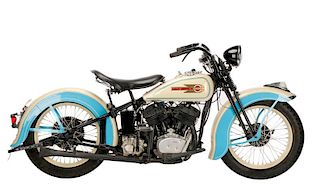 1936 Harley Davidson VLH Flathead Motorcycle