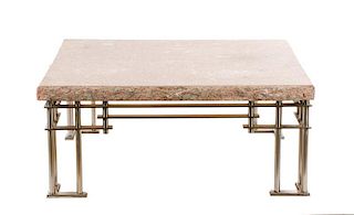 'Atilla' Steel Low Table by Jean-Michel Wilmotte