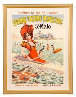 1899 Grand Casino Municipal Poster Advertisement