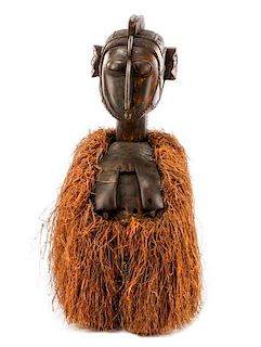African Baga Carved Wood Nimba Headdress