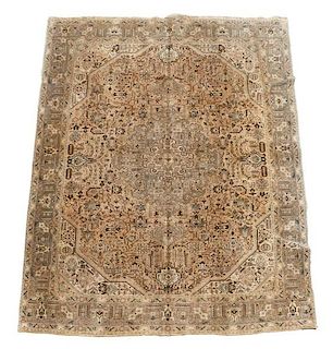 Hand Woven Persian Tabriz 10' x 13' 2"