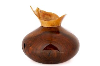 Contemporary Karl Fillip Turned Wood Bowl