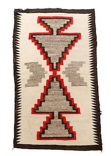 Navajo Wool Woven Regional Rug, Klegaetoh Region