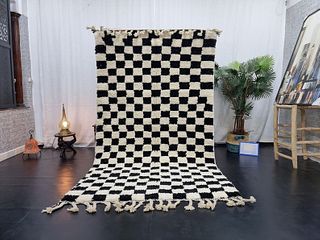 Handmade Chess Lovely Rug