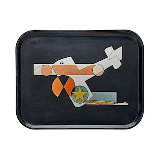 GEORGE SWITZER Art Deco Micarta tray