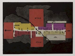 Cooper Holoweski, Plan of the Mall (After Piranesi's Plan of the Mausoleum of Constantina)