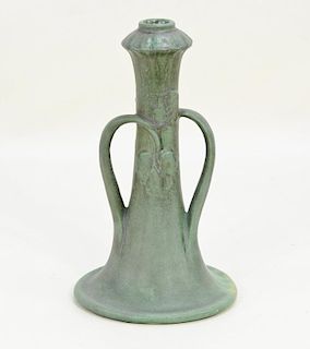 Teco Pottery Candle Holder