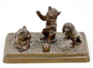 Bronze Sculpture of Cats