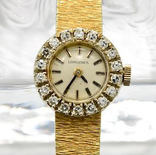 Ladies 18K Diamond Longines Watch