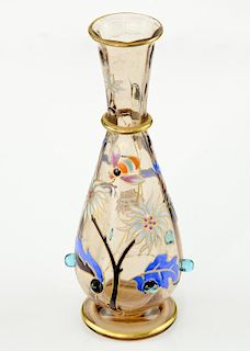 Moser style Miniature Cabinet Vase