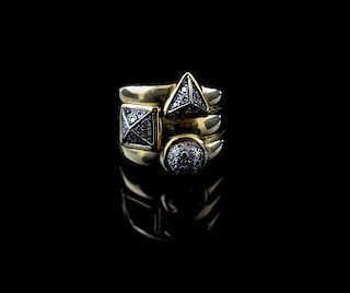 Ladies 18K Gold Diamond Ring