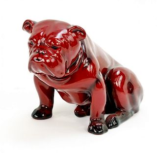 Royal Doulton Flambe Ceramic Bulldog