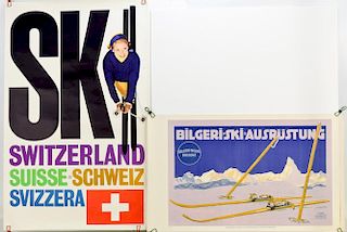 2 Vintage Swiss Travel posters