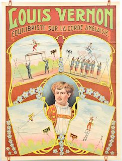 Louis Vernon Tightrope Poster