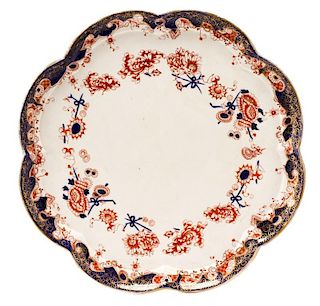 1901 Royal Crown Derby Imari Scalloped Platter