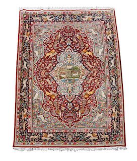 Hand Woven Persian Room Size Rug  7' 10" x 11'