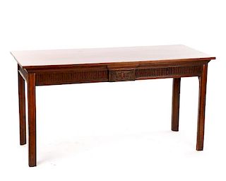 George III Style Mahogany Serving Table, 19th C