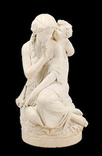 After G. B. Lombardi "Revelation Of Love", Marble