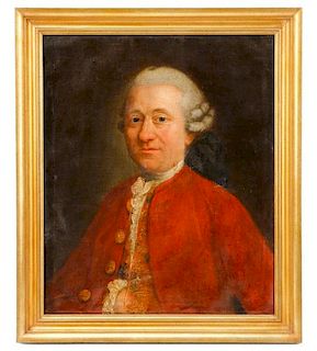 British School, Portrait of British Nobleman, Oil