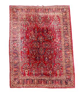 Hand Woven Persian Mahal Rug 8' 6" x 11' 8