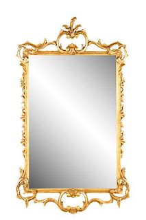 Contemporary French Style Giltwood Wall Mirror