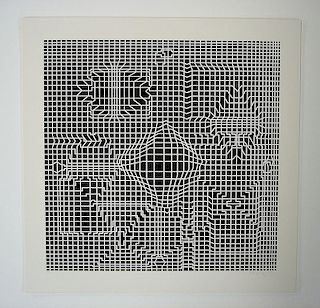 Victor Vasarely, Untitled, Album Cinﾎtique NB