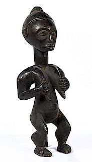 Democratic Republic of the Congo Style Figural Wood Carving 