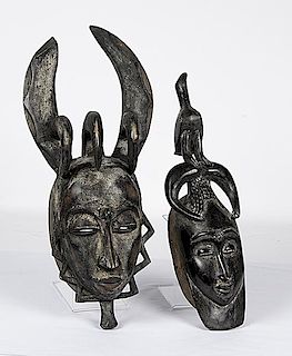 Ivory Coast Yaoure/Baule Style Face Masks 