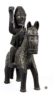 Mali Dogon Horseman Statue 