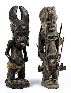 West African Style Carved Figures 