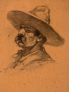 FRANK TENNEY JOHNSON (1874-1939), Indian (1909); Cowboy (1909)