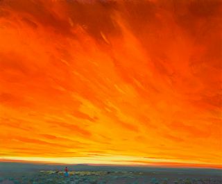 GERARD CURTIS DELANO (1890-1972), Red Sunset