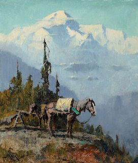 EUSTACE ZIEGLER (1881-1969), Lingo's Horses