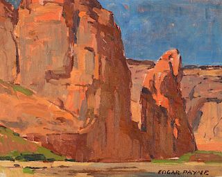 EDGAR PAYNE (1883-1947), In Canyon de Chelly