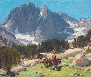 EDGAR PAYNE (1883-1947), Sierra Trail