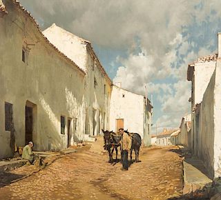 CLARK HULINGS (1922-2011), Shadows of Spain