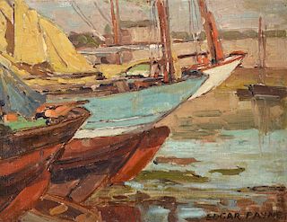 EDGAR PAYNE (1883-1947), Boat Prows